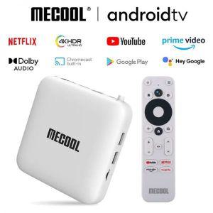 셋톱박스 Mecool KM2 안드로이드 TV 박스 Amlogic S905X2 Google Netflix 4K USB30 LAN 5G WiFi Dolby Atmo