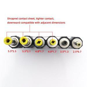 수잭 DC 전원 플러그 소켓 어댑터 커넥터, 2.5*0.7mm, 3 개