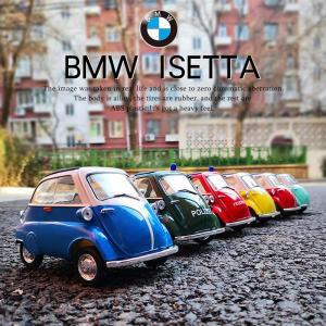 WELLY 1:18 BMW Isetta 합금 자동차 장난감, 다이캐스트 및 장난감 차량, 미니어처 스케일 모델, 용 자동차