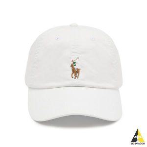 [폴로]POLO RALPH LAUREN 스트레치 코튼 트윌 볼 캡-덱워시 화이트 106849453