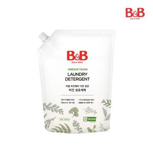 비앤비 아기 유아 비건 세탁 섬유세제 1500ml 리필형