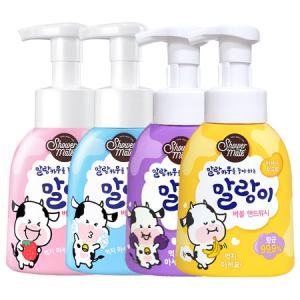 애경 샤워메이트 말랑카우 핸드워시 용기 300ml x 4종