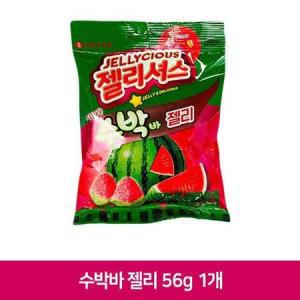 말랑 젤리 과일 맛 롯데 스틱 키즈 비타민 대용량 1개 아이 56g 수박바 맛젤리