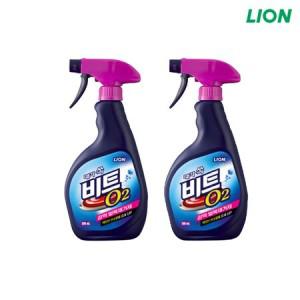 비트 오투 스프레이형 강력 얼룩제거제 500ml x 2개 세트 와이셔츠 찌든때