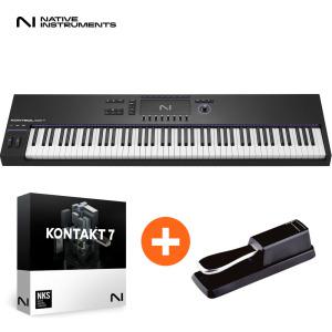 NI KONTROL S88 MK3 해머액션 88 건반 프리미엄 마스터 키보드, 스마트 미디 컨트롤러