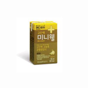 메디푸드 고단백 미니웰 바나나맛 150ml 72팩 환자영양식