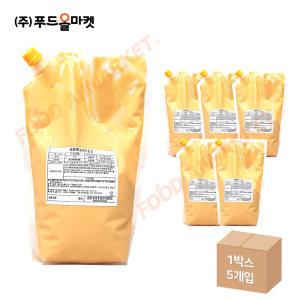 코다노 숙성체다치즈소스 2kg /냉장 한박스 (2kg x 5ea)-아이스박스무료