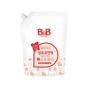 비앤비 섬유유연제 자스민 앤 로즈 리필 1500ml 1개