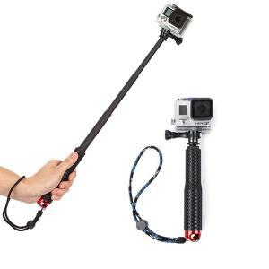 Walway 48.3cm19인치 방수 수중 핸드 그립 조절 가능한 연장 셀카봉 모노포드 폴 GOPRO Hero 655 세션4 세