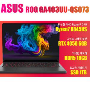 ASUS ROG 제피러스 G14 GA403UU-QS073/NVMe SSD 1TB(교체)