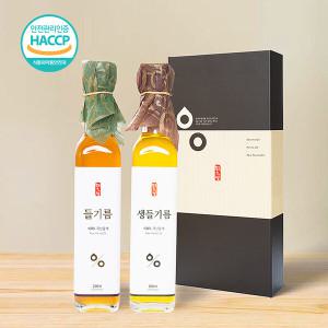 [웰굿]국산 들기름 생들기름 선물세트 5호(들 생들 각250ml)