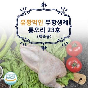 곱플러스 통오리23호(백숙용) 유황먹인 무항생제 약2kg