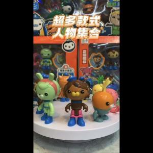 인기 Octonauts 피규어 세트 따개비 콰지 페소 다시 애니메이션 액션 방패 ABS 모델 인형 계몽 완구