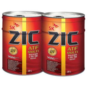 SK루브리컨츠 미션오일 ZIC ATF 멀티 20L x2개