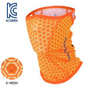 (MASK SR1-ORANGE FLEX)K-매쉬 마스크 오렌지플렉스햇빛가리개 운동 라이딩 등산 보드 스포츠 여름 넥커버