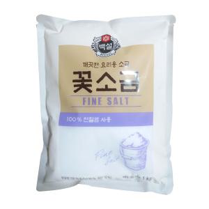 백설 꽃소금 1kg×10개