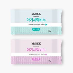 마이비 New 아기세탁비누180g/아카시아향/허브그린향