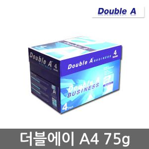 더블에이 A4용지 75g 1박스(2000매) A4 복사용지 Double A