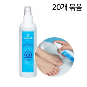 20개 세트 네리아 발각질 제거 풋 스프레이 250ml 풋케어 발보습제 연화제