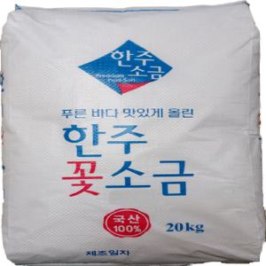 한주 꽃소금 20kg 1개