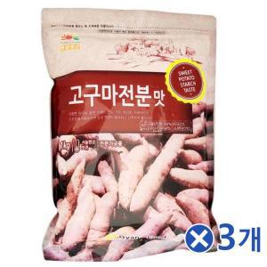 다용도 고구마전분맛 1kgx3개 식자재유통 분말 식자재  SQ-226