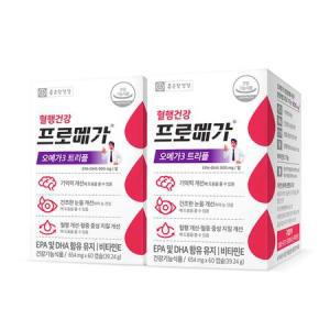 프로메가오메가3 트리플 654mg x 60캡슐x 2