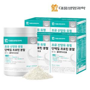 초유 산양유 유청 단백질 프로틴 분말 플러스 콜라겐 유산균 4통 (1120g)