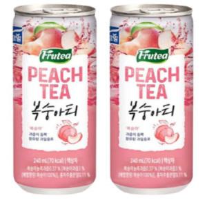 푸르티 복숭아티 240ml 30캔