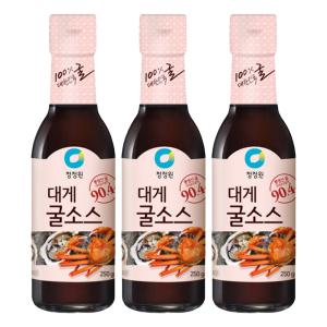 청정원 대게 굴소스, 250g, 3개