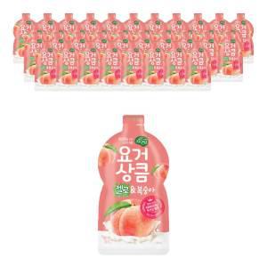 자연은 요거상큼젤로&복숭아, 100ml, 40개