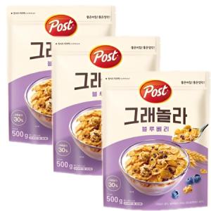 동서 포스트 그래놀라 블루베리 500G x 3개