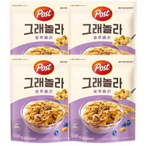 동서 포스트 그래놀라 블루베리 500G x 4개