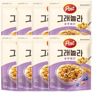 동서 포스트 그래놀라 블루베리 500G x 8개