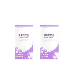 해피토리 아이튼튼츄 철분 비타민 C 800mg x 60정 2BOX tr