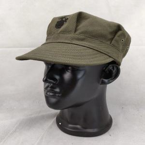 저스트업 밀리터리 WWII WW2 US HBT 그린 캡 빈티지 USMC 퍼시픽 해병대 필드 모자 사이즈