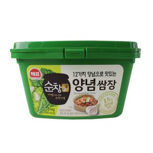 사조대림 사조해표 순창궁 양념쌈장 3kg 1BOX(4개)