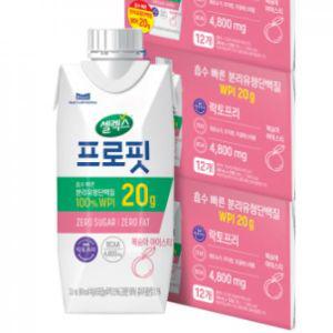 셀렉스 프로핏 WPI 복숭아 드링크 3박스 330ml 총 36팩