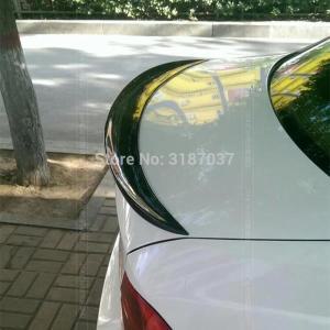 Bmw E90 스포일러 318i 320i 2005-2011 세단 리어 카본 파이버 루프 립 윈도우 탑 윙