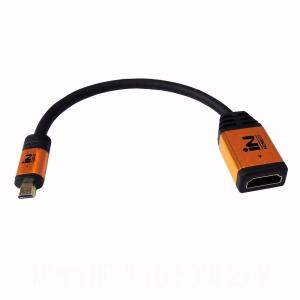 인네트워크 IN-MH2GF015M Micro HDMI to HDMI 젠더 (0.15m)