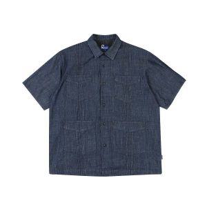 펜필드 ROAD GUAYABERA 하프 셔츠 블라우스 상의 인디고 FQ2WR21U