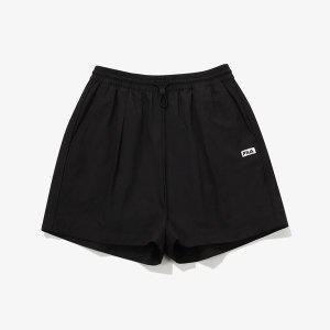 [휠라]FILA 여성 에센셜 4부 우븐 반바지 FS2TRG2152F-BLK