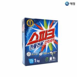 MO (2개) 스파크 가루세제 1kg 일반용 종이박스 1EA