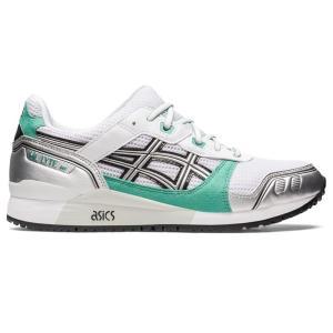 아식스 ASICS 여성용 Gel Lyte III 레트로 러닝화, 화이트/세이지.