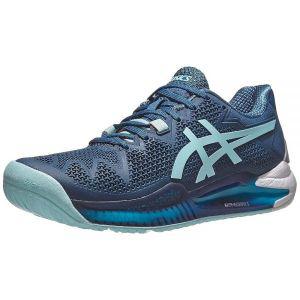 아식스 ASICS 젤 해상도 8 라이트 인디고/클리어 블루 9.5 B (M), 라이트 인디고/클리어 블루