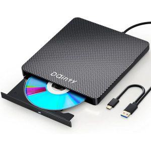 Dainty 외장 블루레이 드라이브 BD 플레이어 읽기 쓰기 휴대용 버너 USB 3.0 및 Type-C DVD Win8 Win10 Win