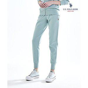 [유에스폴로][U.S. POLO ASSN.] 여성 USA COTTON 이지웨어 팬츠_JADE GREEN