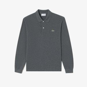 라코스테 LACOSTE 남성 프렌치레귤러핏 긴팔폴로 카라티셔츠PH732E-54N_050_BON 304209