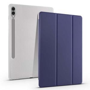 Flip Case Samsung Galaxy Tab S7 FE SM-T733 Soft Transparent Anti 가을 Cover 함께 Pen 거치대