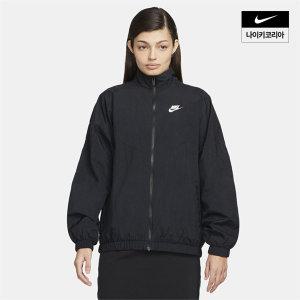 [매장정품] 나이키 NIKE 스포츠웨어 에센셜 바람막이 윈드러너 여성 우븐 재킷 AS DM6186-010