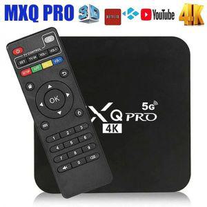 셋톱박스 MXQ-PRO 스마트 TV 박스 듀얼 와이파이 3D 비디오 미디어 플레이어 홈시어터 4K HD 안드로이드 10